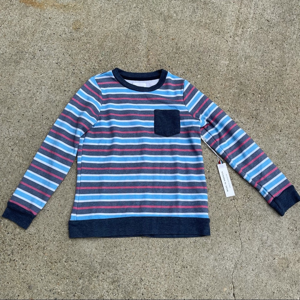 Sol Angeles Boys Striped Sweater size 14